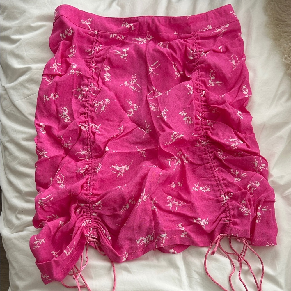 Skylar + Madison Pink Floral skirt